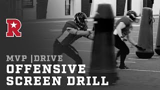 Offensive Screen Drill  MVP Drive [upl. by Fabri]