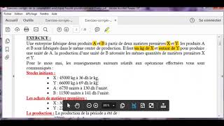 Examen corrigé comptabilité analytique aji tfham CA [upl. by Yevi]