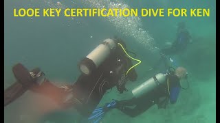 Ken and Gary Dive while Ken gets certified at Looe Key Reef [upl. by Annoynek]