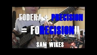 Lovefool  Pomplamoose Bass Cover Sam Wikes [upl. by Strickler]