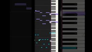 The World Revolving Advanced Piano Tutorial  Deltarune shorts [upl. by Rodney300]