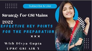 UPSC Geochemist Strategy for preparation of GSI Mains Chemistry 2022 [upl. by Ehlke354]