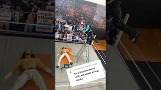 HOW TO DO THE SWANTON BOMB BY JEFF HARDY romanreigns kidsvideo actionfigures setup wrestling [upl. by Lasyrc]