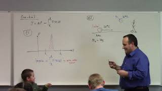 Physics impulse collisions elastic vsinelastic 1D derivation ben shoots 3824 [upl. by Rimat766]