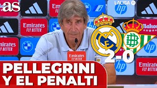 PELLEGRINI y el PENALTI que ALBEROLA ROJAS y el VAR señalaron a VINICIUS  REAL MADRID 2 BETIS 0 [upl. by Piero]