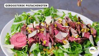 Bavette met Pecorino en pistache  Recept  Allerhande [upl. by Hedi811]