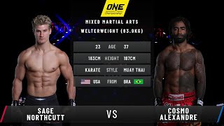 Sage Northcutt vs Cosmo Alexandre  Full Fight Replay [upl. by Uda]