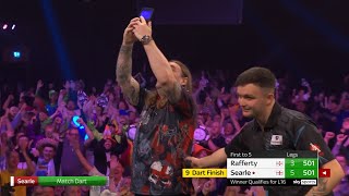 Ryan Searle hits matchwinning NINEDARTER at the Grand Slam quotIts a moment that Ill never forgetquot [upl. by Aihseit]