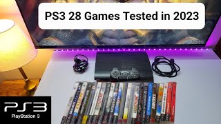 PS3 Gaming in 2023 28 Games Tested on 4K TV [upl. by Ennaerb]