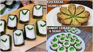 3 Resepi kuih Muih Dibulan Ramadan  Tepung PelitaBingka KembojaPermata Zamrut [upl. by Najed]