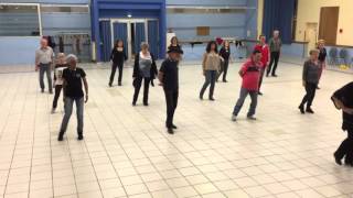 LOCKLINS BAR  LINE DANCE Explication des pas et danse [upl. by Iman485]