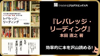 『レバレッジ・リーディング』本当にレバレッジが掛かる。自分をレベルアップさせられる！ [upl. by Rehpinnej]