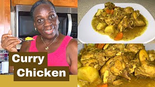 The Secret To Making The BEST Jamaican Style Curry Chicken  Vals Kitchen [upl. by Joash]