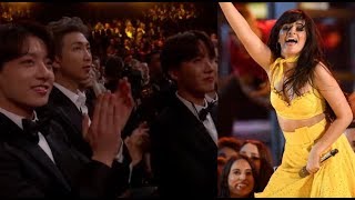 BTS REACTING to Various FAMOUS SINGERS Camila Ariana Cardi B Nicki Minaj [upl. by Zerat]