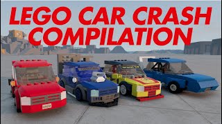 ULTIMATE Lego Car Crash Compilation [upl. by Barnabas]