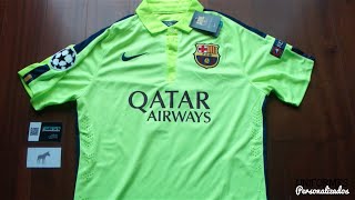 Barcelona 1415 Playera Authentic Alternativa UEFA Champions League [upl. by Yendis]