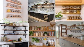 Home Décor Latest Kitchen Wall Shelves Design Ideas  Wall Mounted Kitchen Shelves  Floating Shelf [upl. by Mientao]