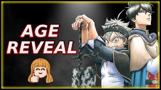 ASTA amp YUNO AGE REVEALED BLACK CLOVER THEORY [upl. by Hardej]