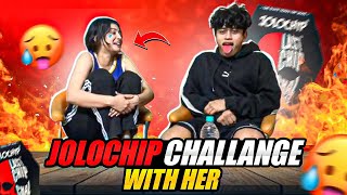 JOLO CHIP CHALLENGE WITH HER 🥵 [upl. by Shaina]