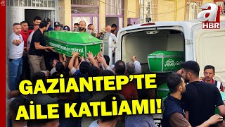 Gaziantepte Aile Katliamı Eşi Ve 4 Çocuğunu Öldüren Baba İntihar Etti  A Haber [upl. by Ahsinrat]