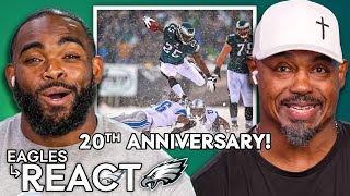 Eagles React GREATEST moments at Lincoln Financial Field [upl. by Salot]