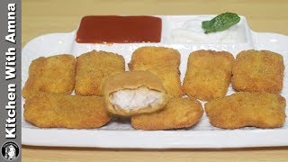 Fish Nuggets Recipe  How to make Fish Nuggets  Kitchen With Amna [upl. by Esiuqcaj]