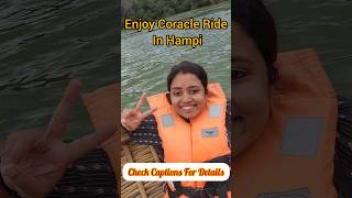 Coracle Ride at Tungbhadra River in Hampi  Must do Adventure Activity  Thrilling Experience [upl. by Ternan262]