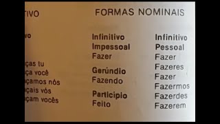 Verbo Fazer  Formas Nomais  Particípio Gerúndio e Infinitivo Pessoal [upl. by Ahto147]