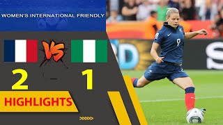 France vs Nigeria Highlights amp All Goals  Women International Friendly  1122024 [upl. by Fadas344]