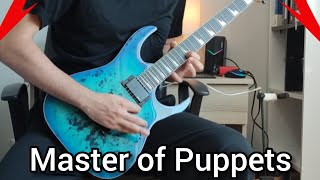 Master of Puppets Solo Cover With No Whammy Bar and Eb Tuning 🔥 [upl. by Beverie]