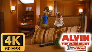 Alvin and the Chipmunks Chipwrecked 2011  Alvin Going To The CasinoPreSalsa Night 4K60FPS [upl. by Thetisa]