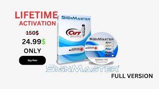 SignMaster V5 Pro download And install SignMaster Pro with PSN Activation code Vinyl Cutting [upl. by Eekorehc]