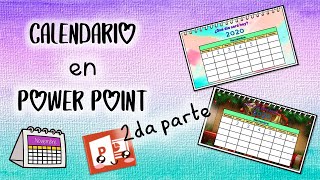 Cómo hacer un CALENDARIO 📅 en Power Point II parte  Miss Kathy  Zukistrukis 💜 [upl. by Edrea]