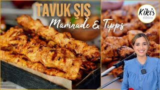 Leckerste Marinade für Hähnchenspieße  Tavuk Şiş auf die türkische Art  Grillrezepte [upl. by Ehgit427]