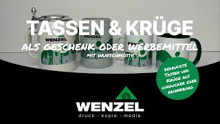 Personalisierte Tassen amp Krüge – Das perfekte Geschenk zu Weihnachten 🎁🎄 [upl. by Iatnohs]