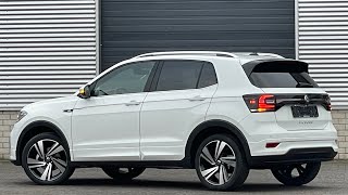 Volkswagen NEW TCross 2023 RLine in 4K Pure White 18 inch Nevada walk around amp Detail Inside [upl. by Aihseken]