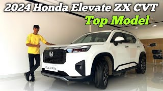 अब Creta कौन लेगा  🤔  2024 Honda Elevate ZX CVT  Top Model  Full Review [upl. by Balthasar]