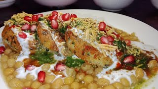 Ragda patties recipe  Ragda patties chart recipe  mumbai famous streetfood Ragda patties  chart [upl. by Nauqes310]