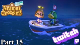 Animal Crosssing New Horizons  Part 15  SAILING THE SEAS [upl. by Cesaro]