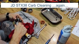 JD STX38 Carb Cleaning again [upl. by Caria509]