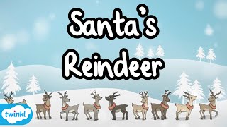 What are the Names of Santa’s Reindeer  Names of all Santa’s Reindeer [upl. by Bendick]