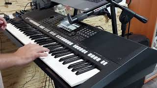 Lasha Tumbai cover Verka Serduchka band Ziben Ziben на синтезаторе YAMAHA PSR S775 [upl. by Zennie314]