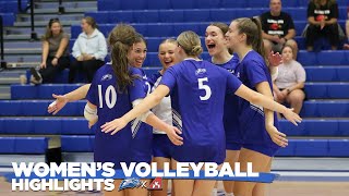 CUW Womens Volleyball Highlights vs Alverno Oct 10 2024 [upl. by Laeria]