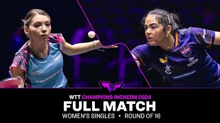 FULL MATCH  Bernadette Szocs vs Adriana Diaz  WS R16  WTTIncheon 2024 [upl. by Zanahs78]