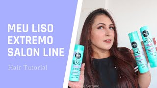 Testei Salon Line Meu Liso Extremo [upl. by Ailero360]