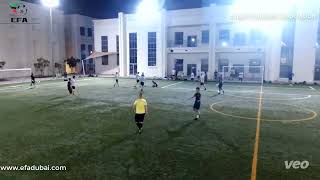 Rubber Dinge Rapids V Black Dragons  Wednesdays League One  EFA Dubai  Play Football in Dubai [upl. by Ynafetse]