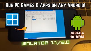 Install Winlator Emulator on Any Android Phone  Run PC Games Easily [upl. by Notnilk]