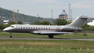 Vista Jet 9HVJF  Bombardier Global 6000  Belfast City Airport BHD  8th May 2024 [upl. by Woolson672]