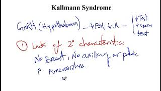 USMLE ACE Video 26 Kallmann Syndrome [upl. by Fife]