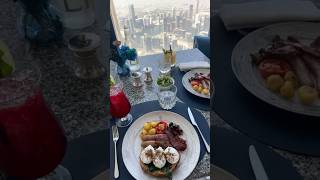 Dubai day 3 ✨ breakfast at the Burj 😍 travel dubai burjkhalifa [upl. by Dever713]